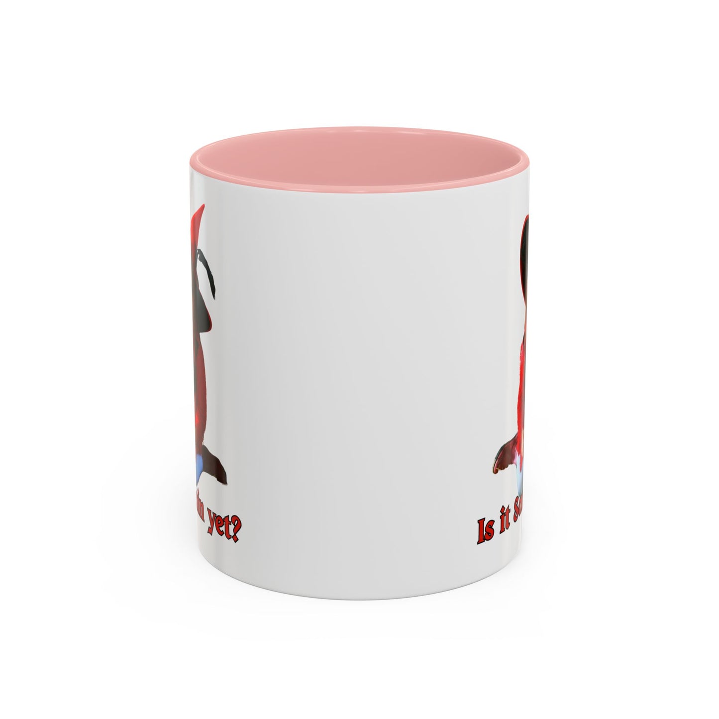 Is it Samhain yet? White Accent Mug by CreepyCrafts.boo