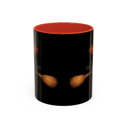 Hazel Hex Black Accent Mug by CreepyCrafts.boo