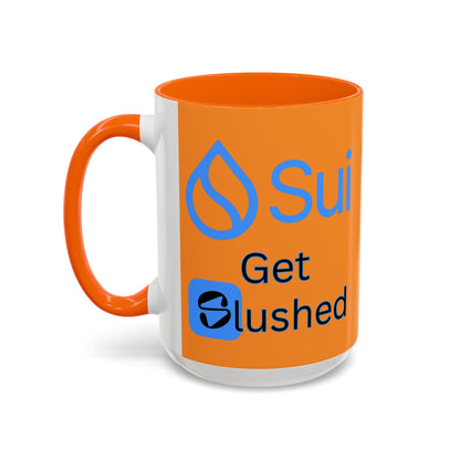 Sui: Get Slushed Orange Accent Mug by cypherpunkgear.com
