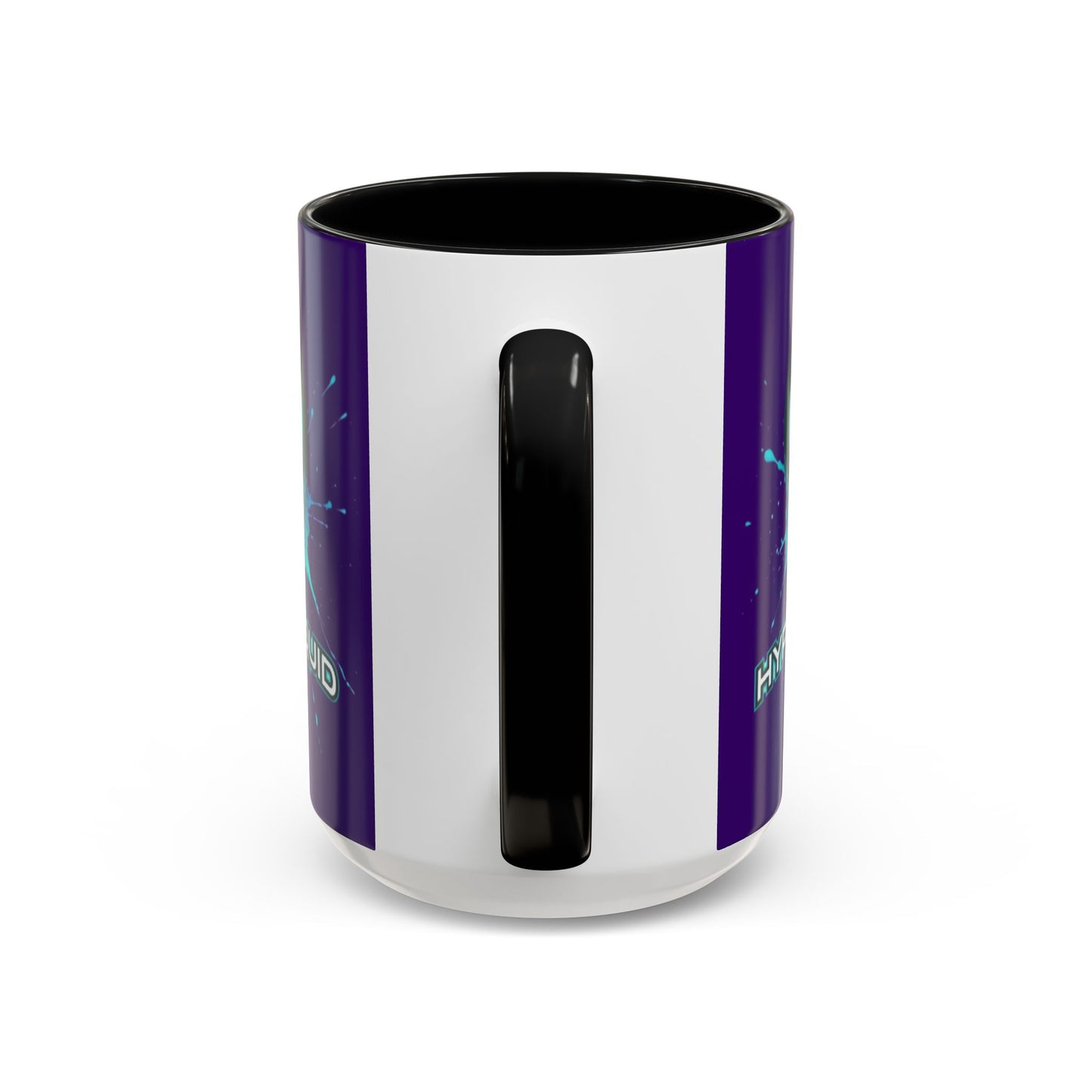 HYPE Drip Dark Purple Accent Mug by cypherpunkgear.com