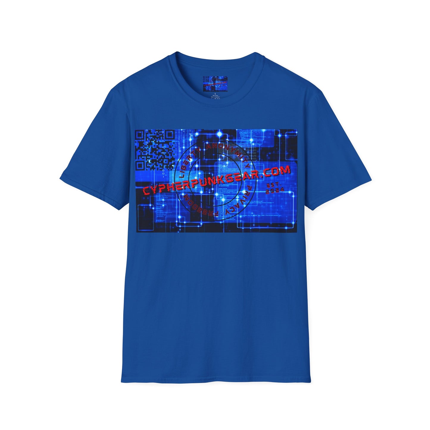 Cypherpunkgear.com logo Dark colors Unisex T-Shirt by cypherpunkgear.com
