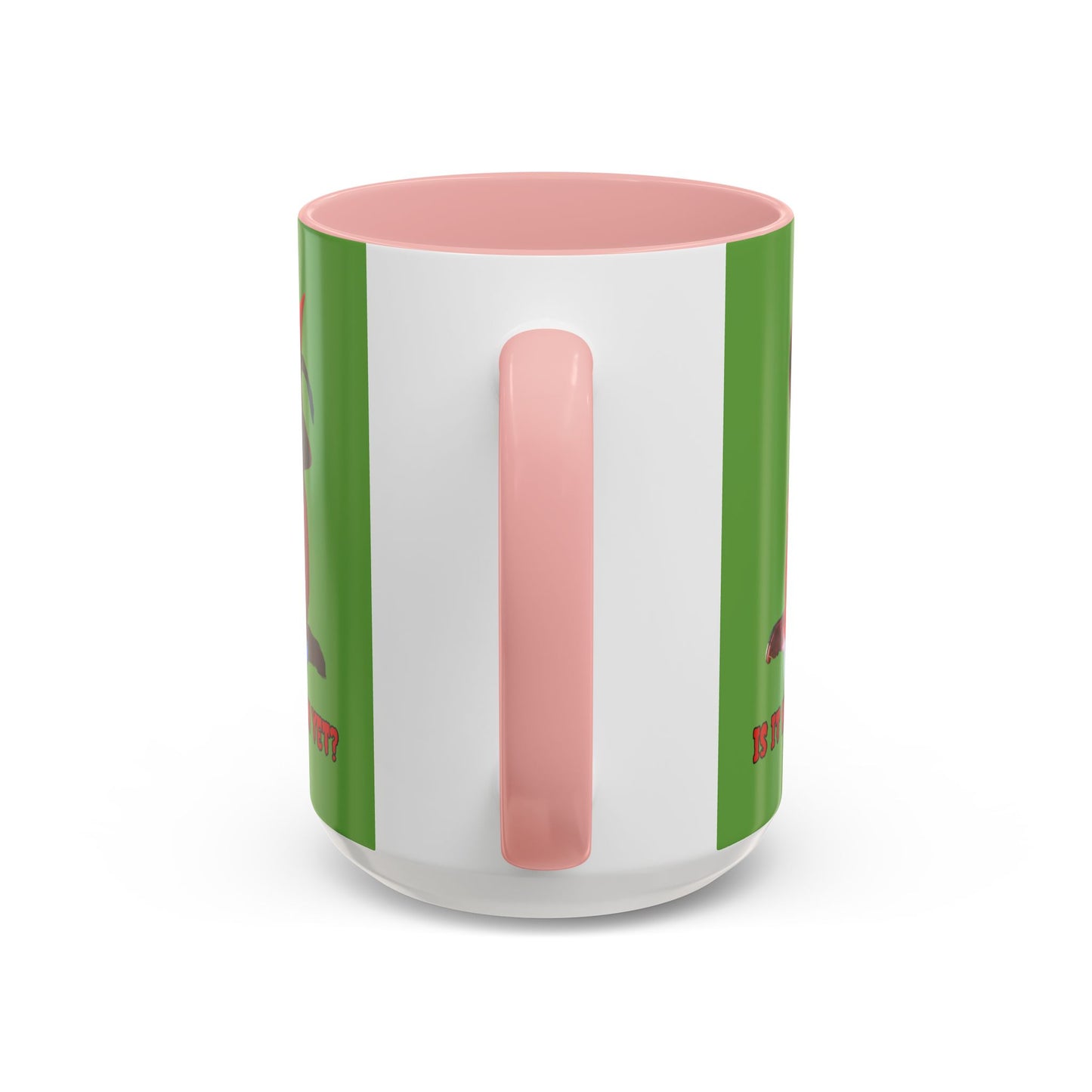 Is it Halloween yet? Green Accent Mug by CreepyCrafts.boo