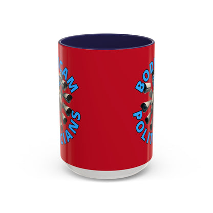 Bodycam the Politicians Cameras Red Accent Mug by cypherpunkgear.com