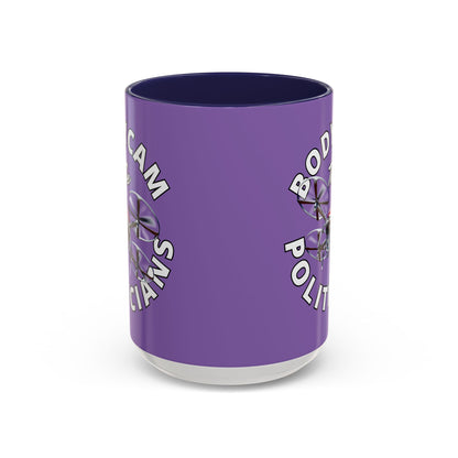 Bodycam the Politicians Drone Light Purple Accent Mug by cypherpunkgear.com