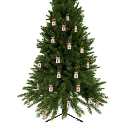 Polkadot (DOT) White background Sled Ornament by cypherpunkgear.com