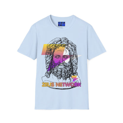 Zeus Network Light colors Unisex T-Shirt by cypherpunkgear.com