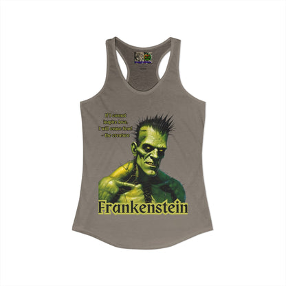 Frankenstein's Creature Women's Racerback Tank Top by CreepyCrafts.boo