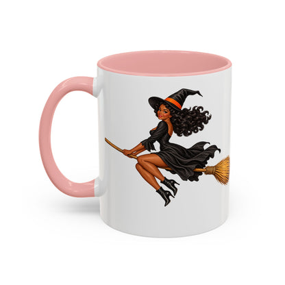 Velvet Vex White Accent Mug by CreepyCrafts.boo