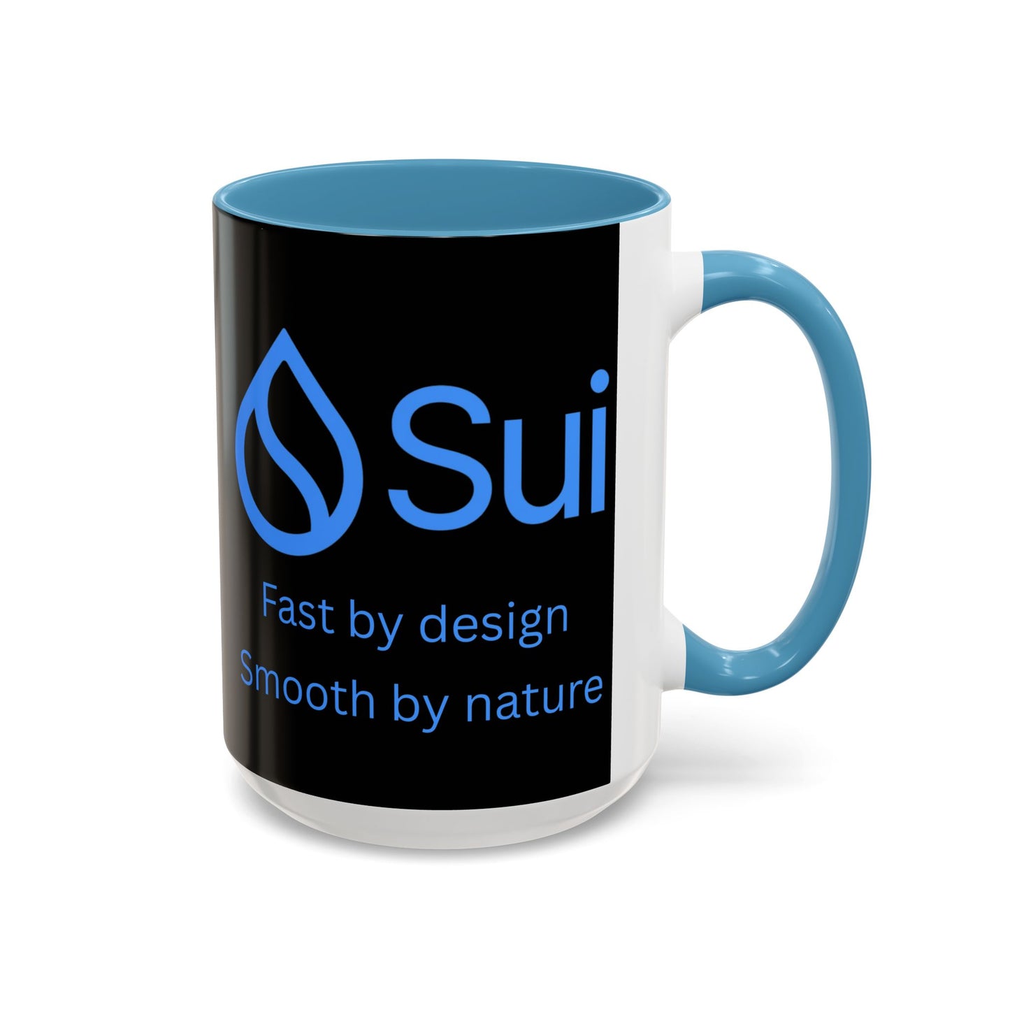 SUI Black Accent Mug by cypherpunkgear.com