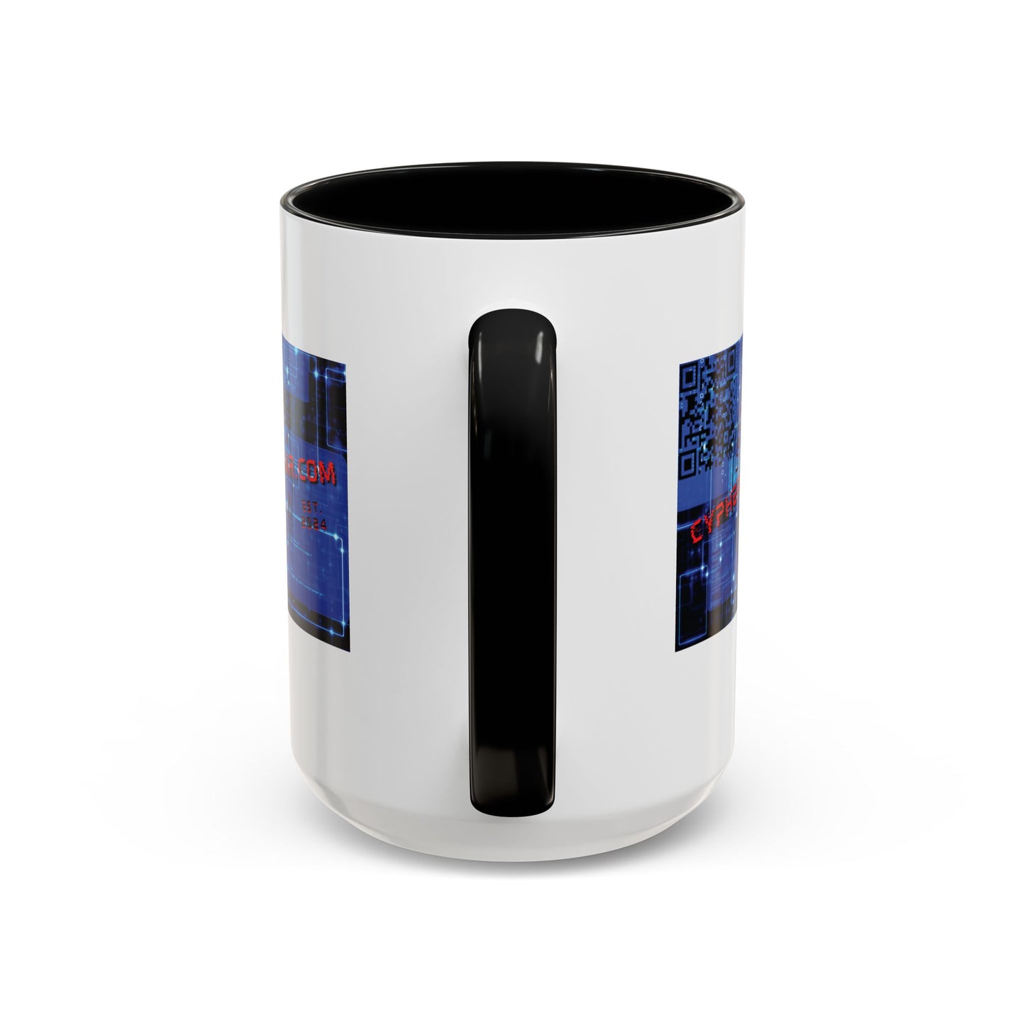 Cypherpunkgear.com logo Accent Mug by cypherpunkgear.com