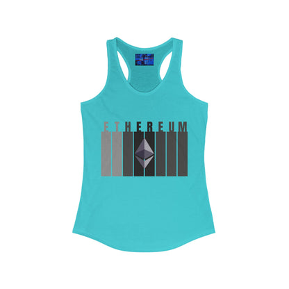 Ethereum (ETH) Women's Racerback Tank Top by cypherpunkgear.com