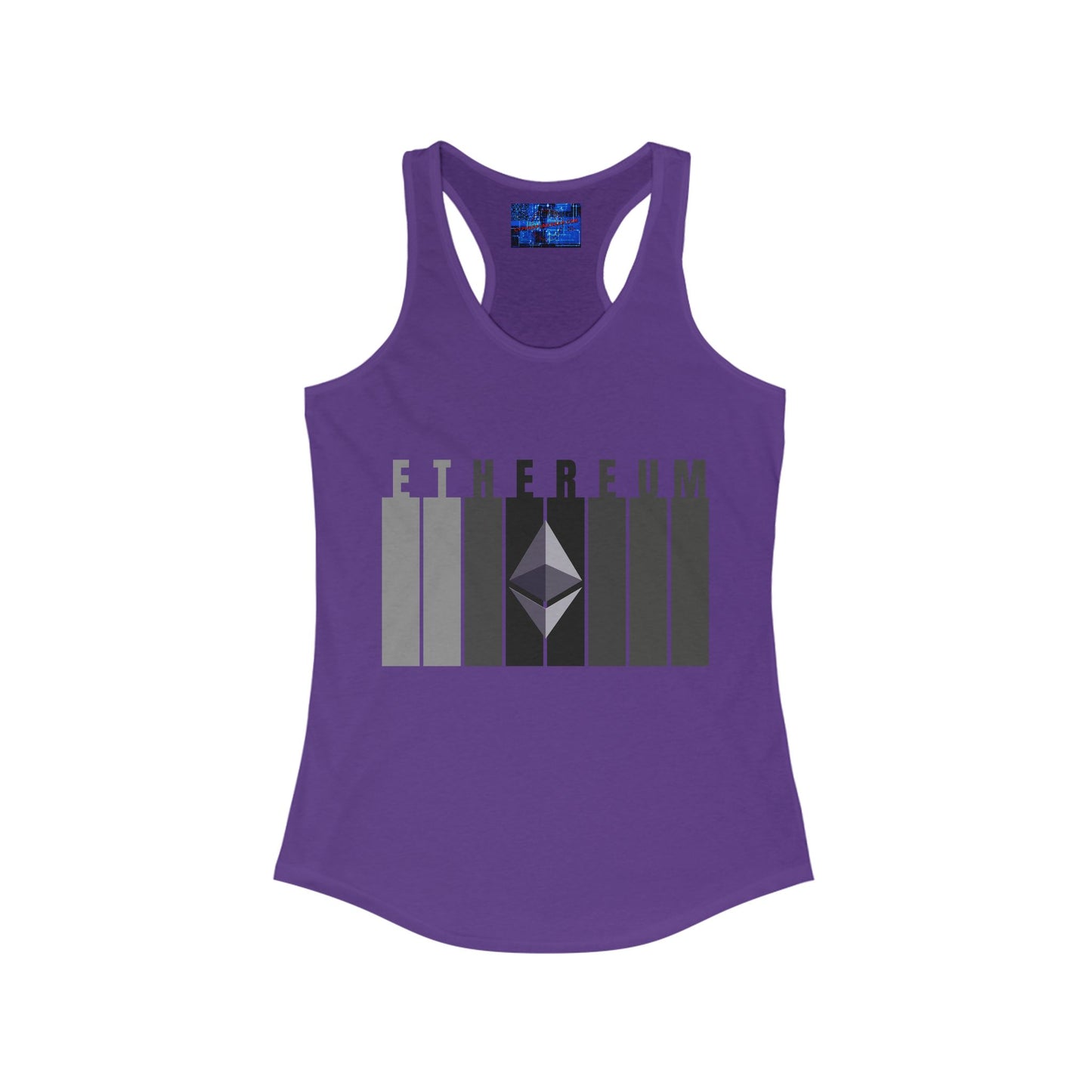 Ethereum (ETH) Women's Racerback Tank Top by cypherpunkgear.com