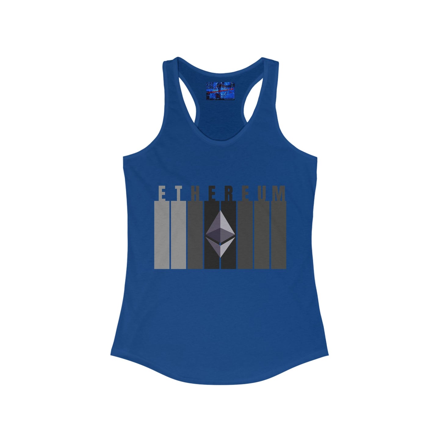 Ethereum (ETH) Women's Racerback Tank Top by cypherpunkgear.com