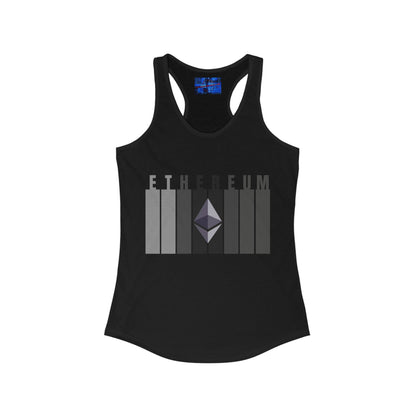 Ethereum (ETH) Women's Racerback Tank Top by cypherpunkgear.com