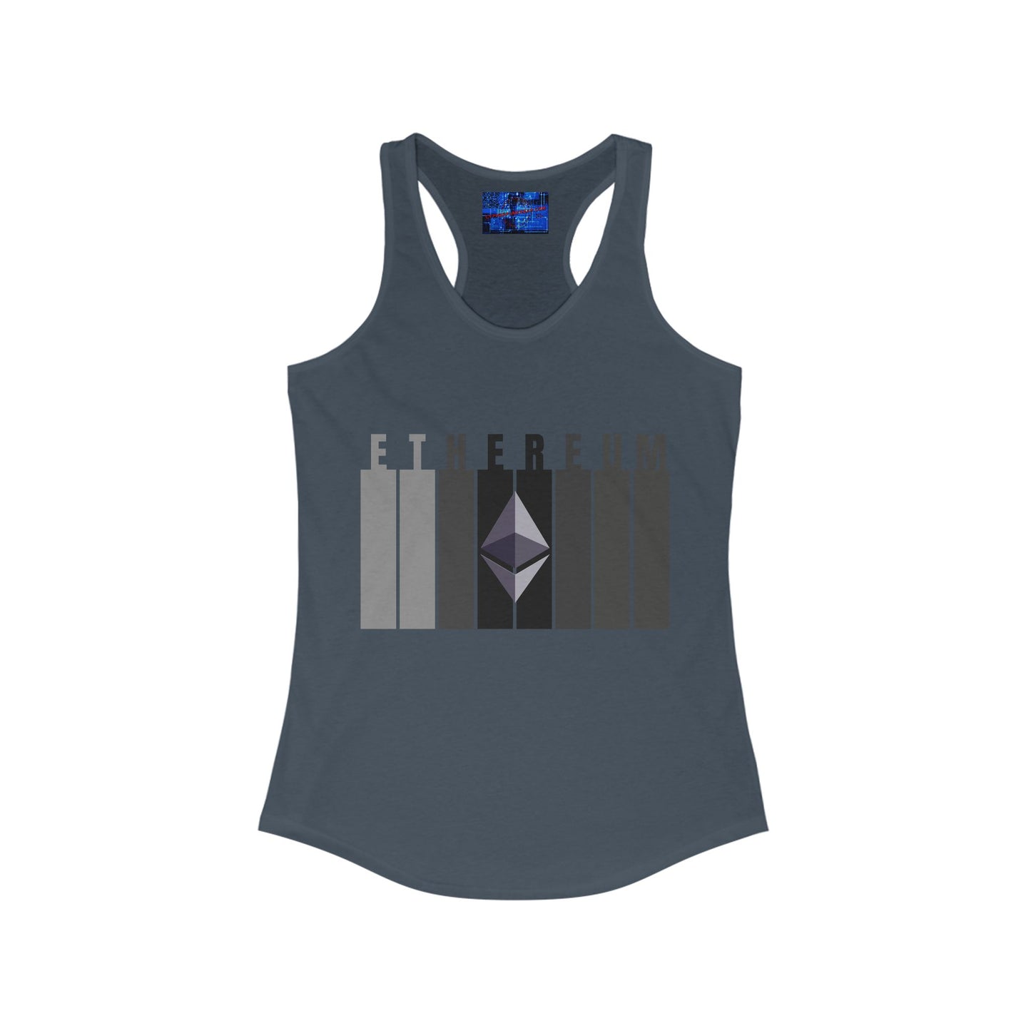 Ethereum (ETH) Women's Racerback Tank Top by cypherpunkgear.com