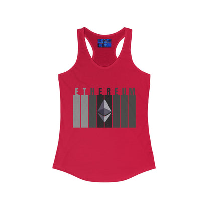 Ethereum (ETH) Women's Racerback Tank Top by cypherpunkgear.com