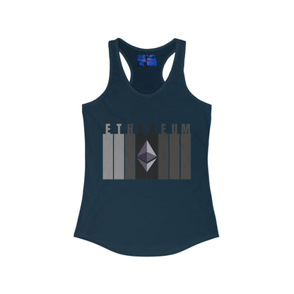 Ethereum (ETH) Women's Racerback Tank Top by cypherpunkgear.com