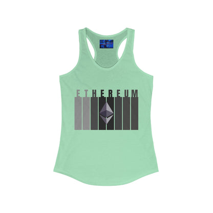 Ethereum (ETH) Women's Racerback Tank Top by cypherpunkgear.com