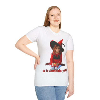 Is it Samhain yet? LTcolors Unisex T-Shirt by CreepyCrafts.boo
