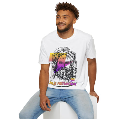 Zeus Network Light colors Unisex T-Shirt by cypherpunkgear.com