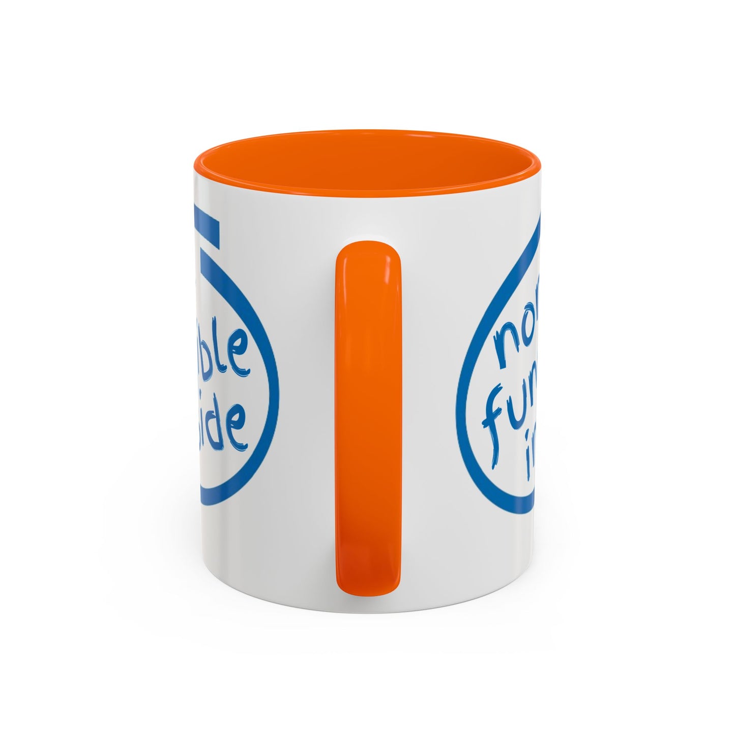 Non-Fungible Inside White Accent Mug by cypherpunkgear.com