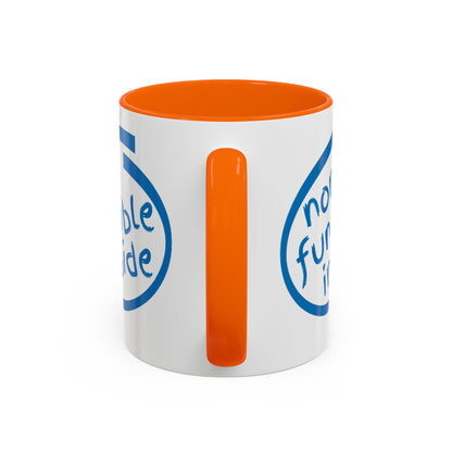 Non-Fungible Inside White Accent Mug by cypherpunkgear.com