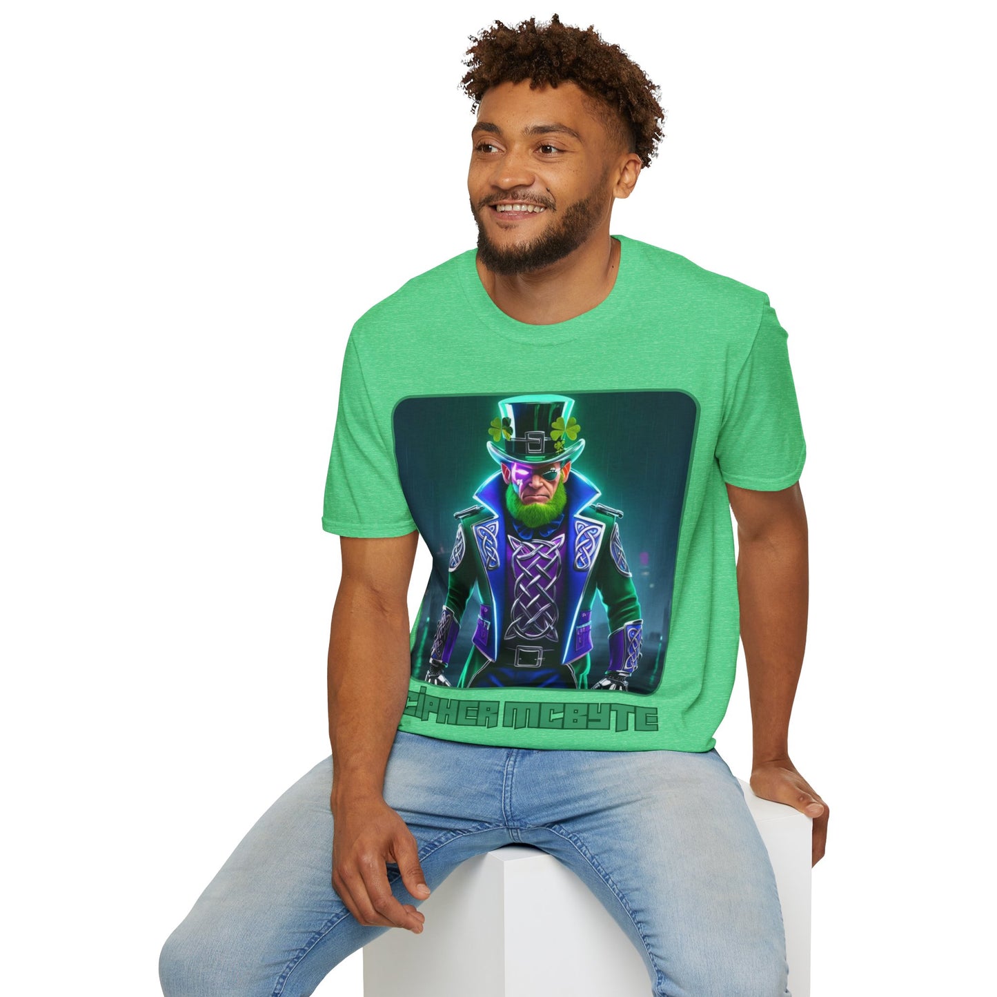 Cipher McByte Dark colors Unisex T-Shirt by cypherpunkgear.com