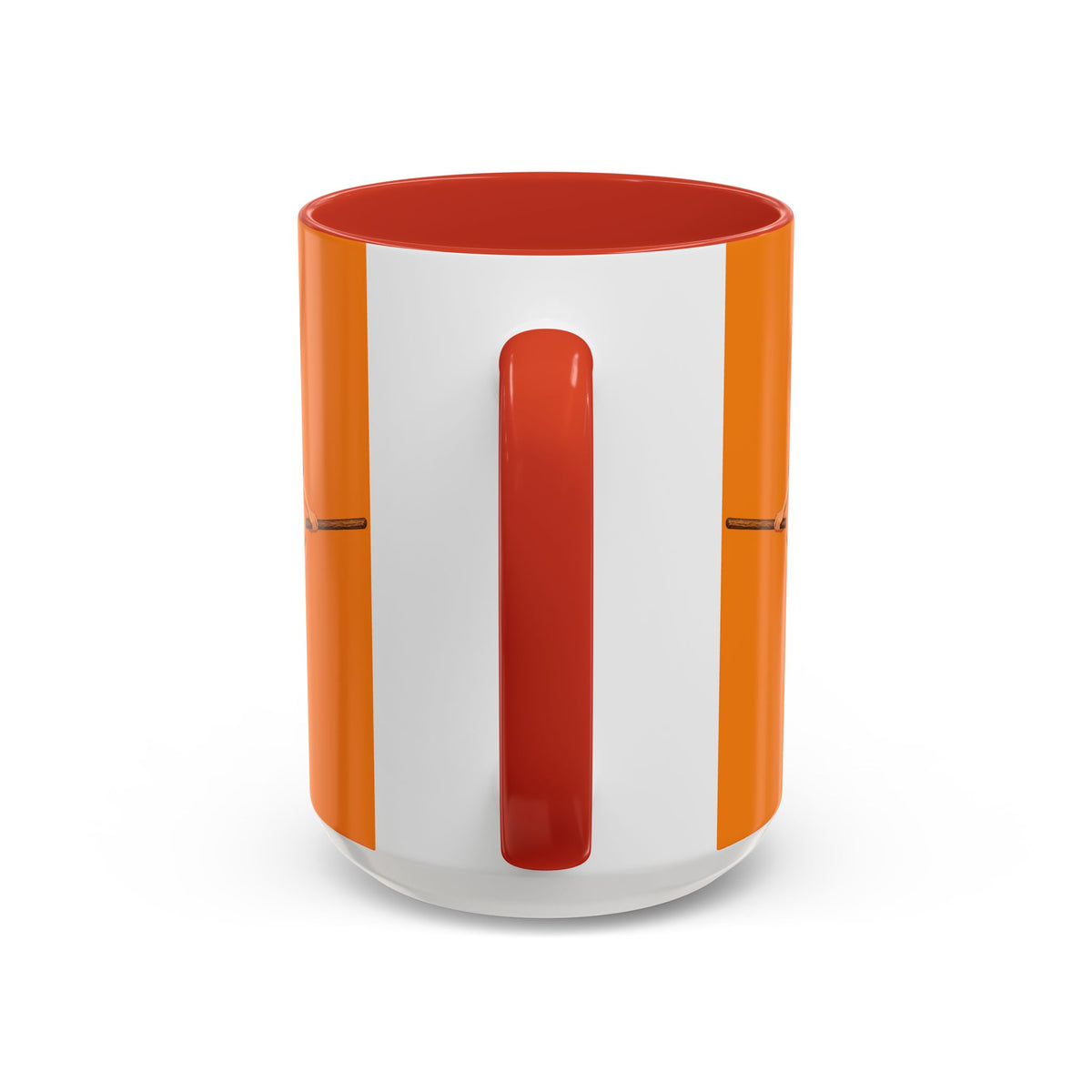 Hazel Hex Orange Accent Mug by CreepyCrafts.boo
