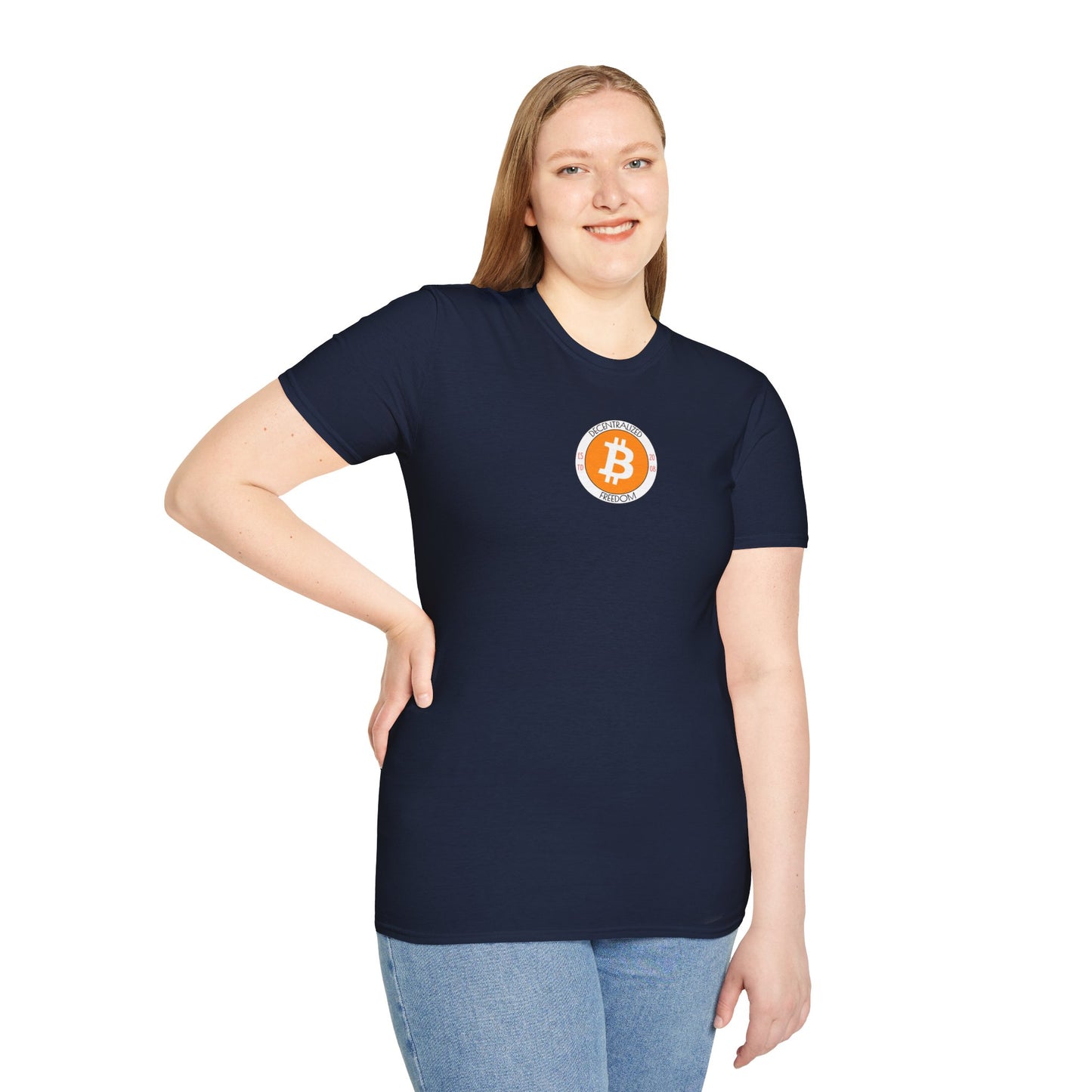 2-sided, Bitcoin, Bitcoin, Bitcoin (BTC) Dark colors Unisex T-Shirt by cypherpunkgear.com