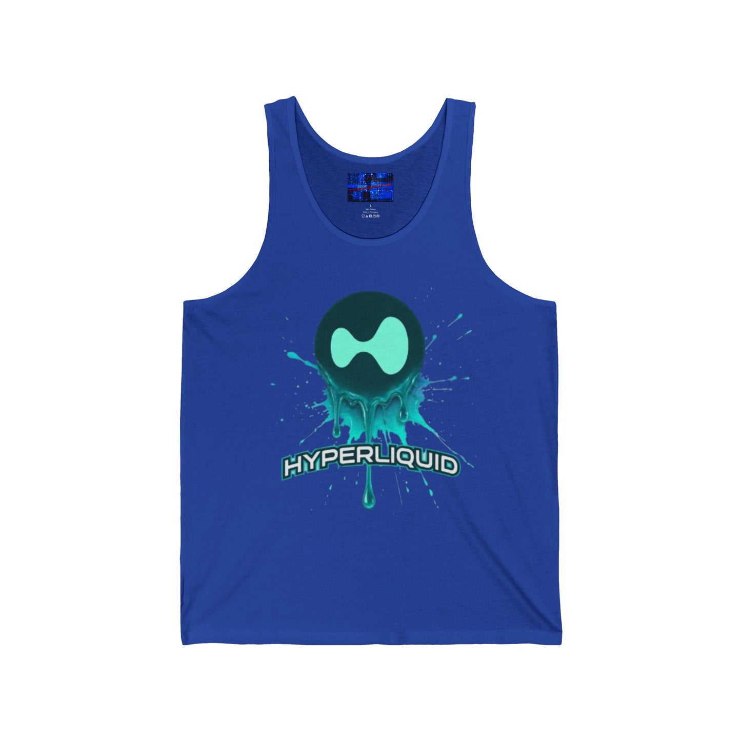 HYPE Drip Unisex Jersey Tank Top by cypherpunkgear.com