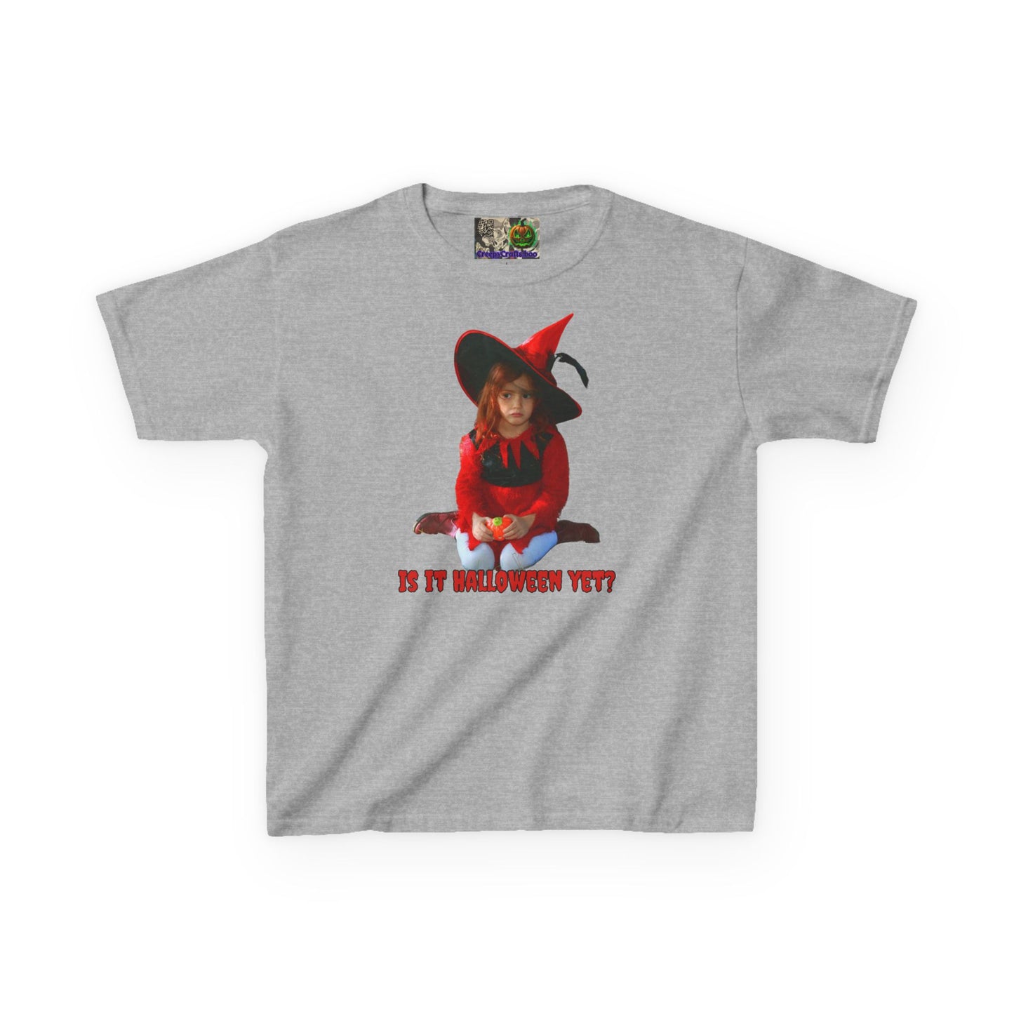 Is it Halloween yet? Kids Heavy Cotton™ Tee by CreepyCrafts.boo
