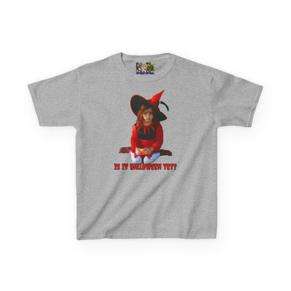 Is it Halloween yet? Kids Heavy Cotton™ Tee by CreepyCrafts.boo