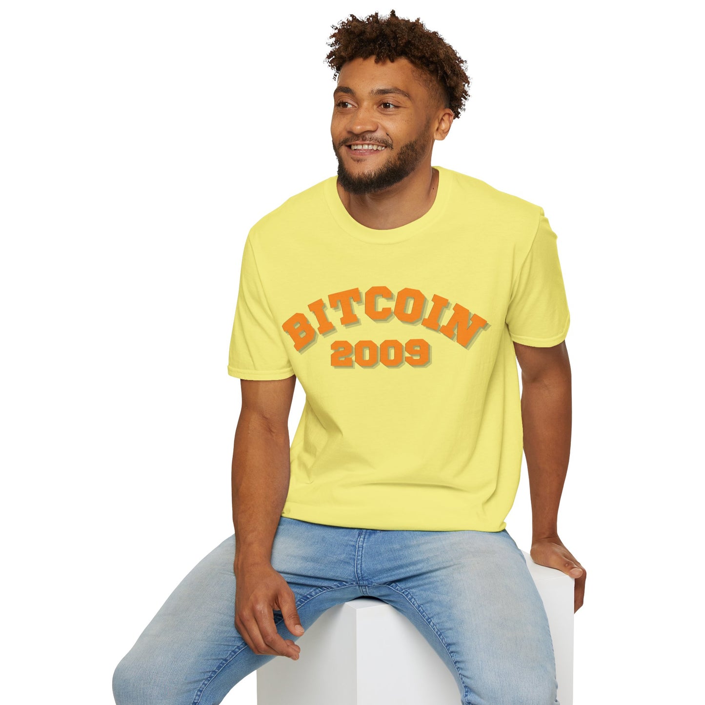 Bitcoin 2009 Light colors Unisex T-Shirt by cypherpunkgear.com