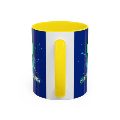 HYPE Drip Blue Accent Mug by cypherpunkgear.com