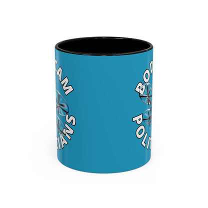 Bodycam the Politicians Drone Turquoise Accent Mug by cypherpunkgear.com