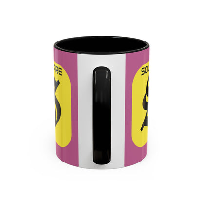 SolflareLogo Pink Accent Mug by cypherpunkgear.com