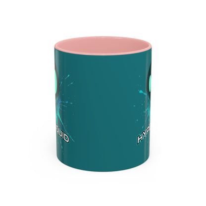 HYPE Drip Hyperliquid Accent Mug by cypherpunkgear.com