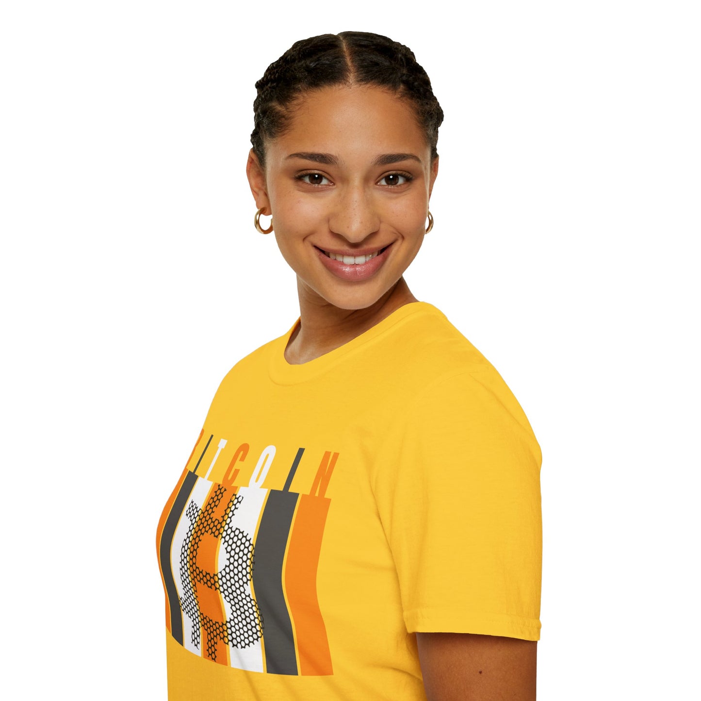 Bitcoin (BTC) Freedom Light colors Unisex T-Shirt by cypherpunkgear.com