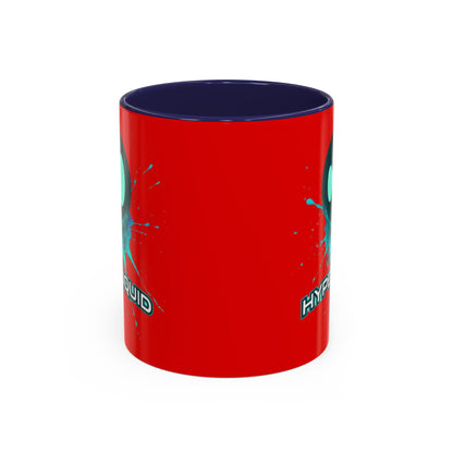 HYPE Drip Red Accent Mug by cypherpunkgear.com