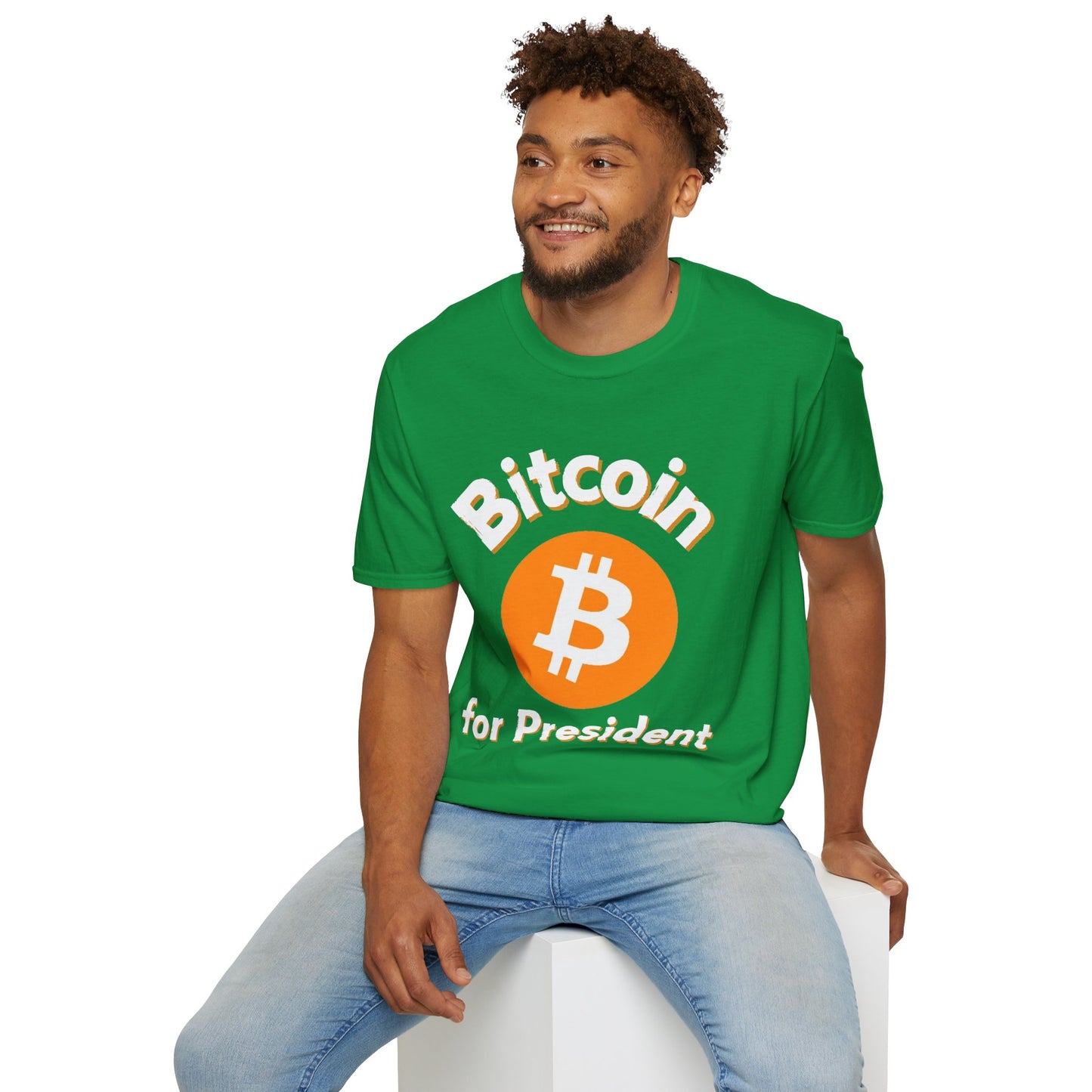 Bitcoin (BTC) for President DKcolors Unisex T-Shirt by cypherpunkgear