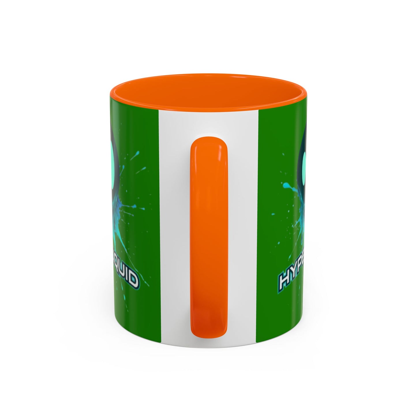 HYPE Drip Green Accent Mug by cypherpunkgear.com