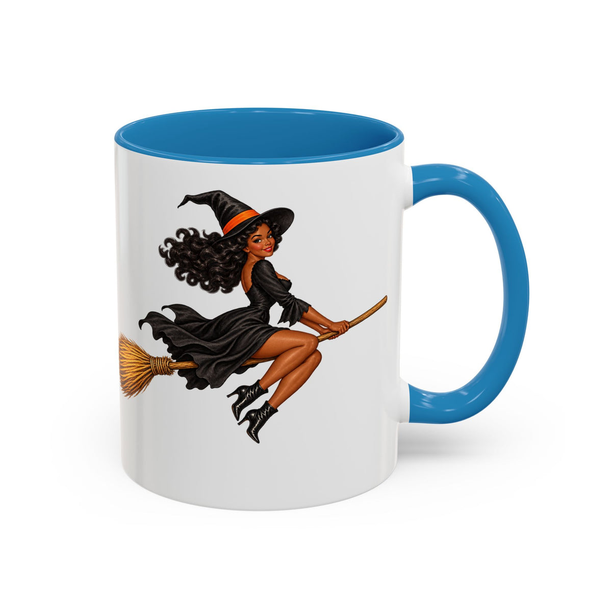 Velvet Vex White Accent Mug by CreepyCrafts.boo