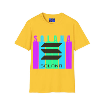 Solana (SOL) Freedom LTcolors Unisex T-Shirt by cypherpunkgear