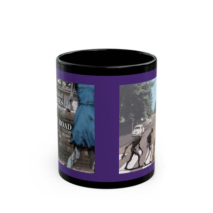 2-sided, Scabby Road Purple Mug by CreepyCrafts.boo