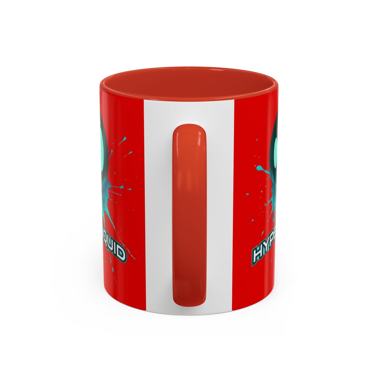 HYPE Drip Red Accent Mug by cypherpunkgear.com