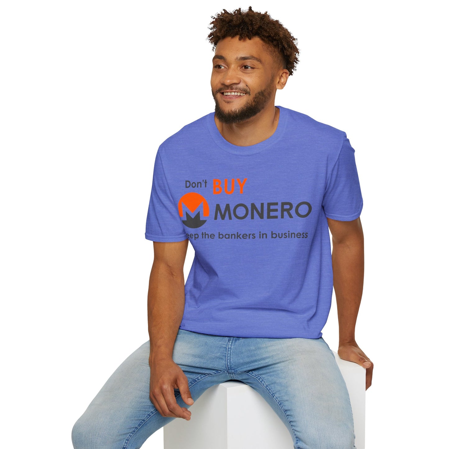 Don't buy Monero (XMR) Unisex T-Shirt by cypherpunkgear