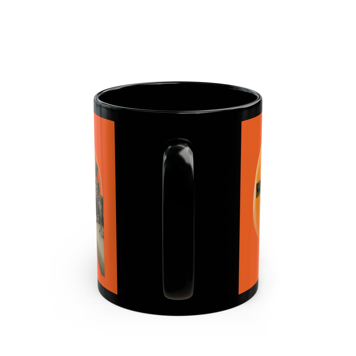 Is it Halloween yet? Skeleton's Giant Pumpkin Orange Mug by CreepyCrafts.boo