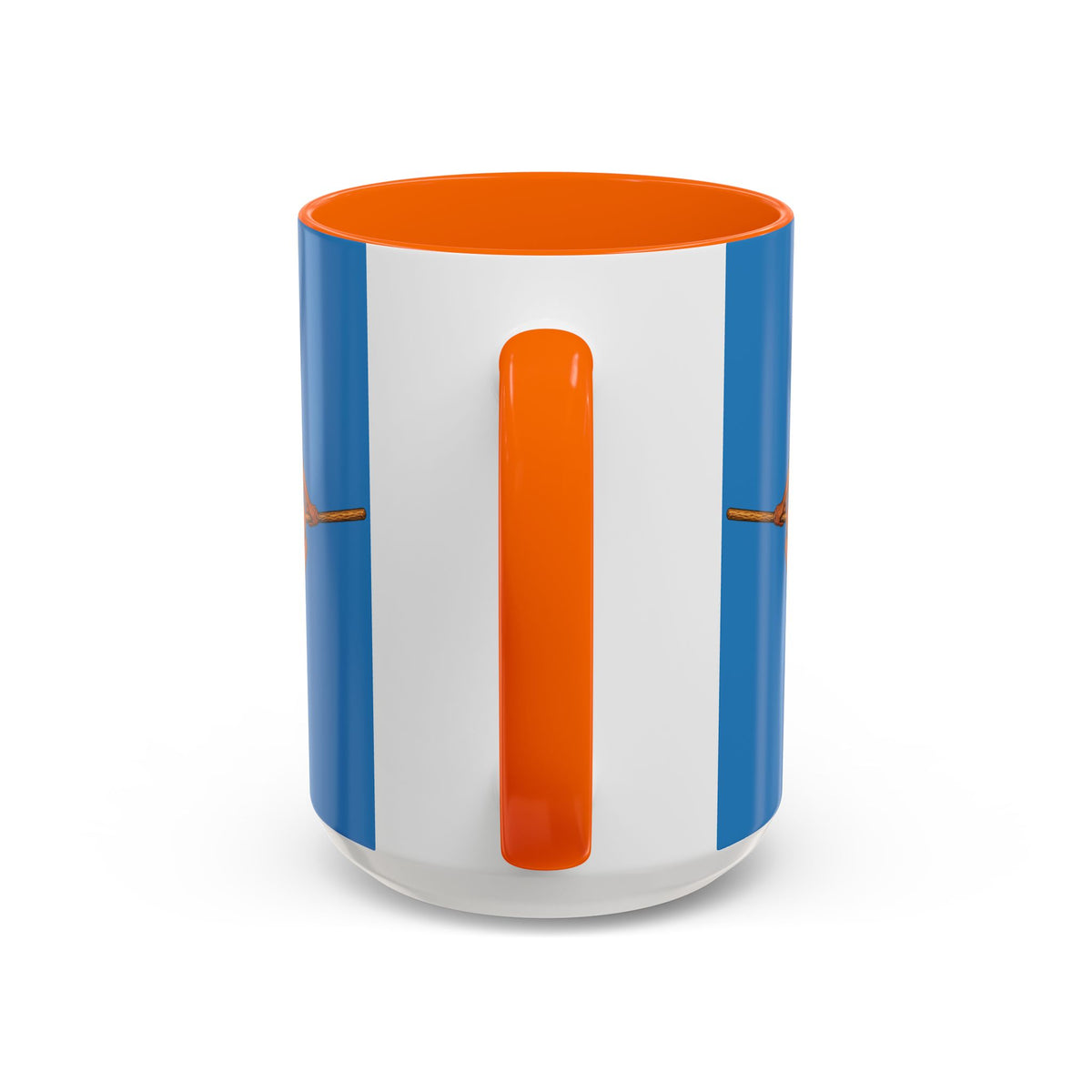 Velvet Vex Blue Accent Mug by CreepyCrafts.boo