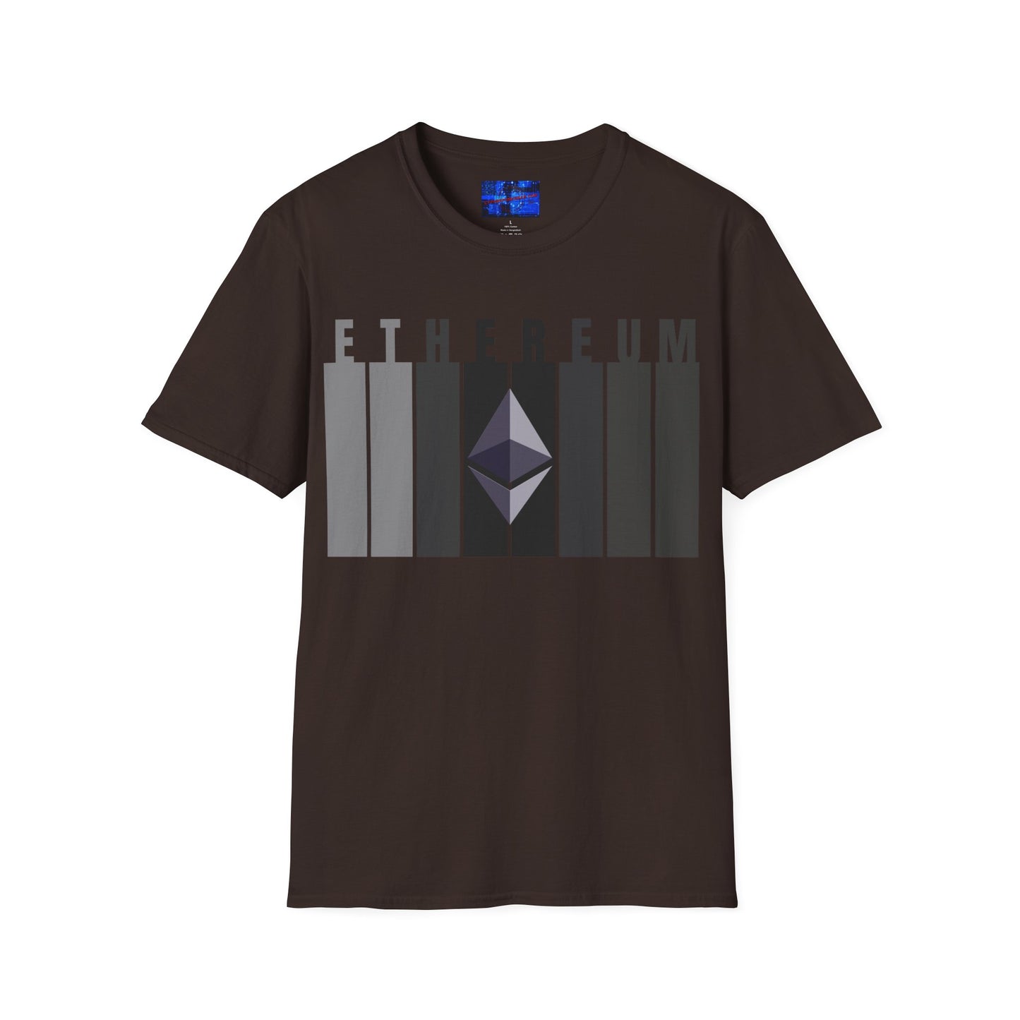 Ethereum (ETH) Dark colors Unisex T-Shirt by cypherpunkgear.com