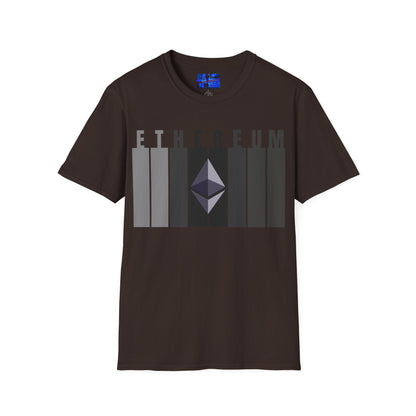 Ethereum (ETH) Dark colors Unisex T-Shirt by cypherpunkgear.com